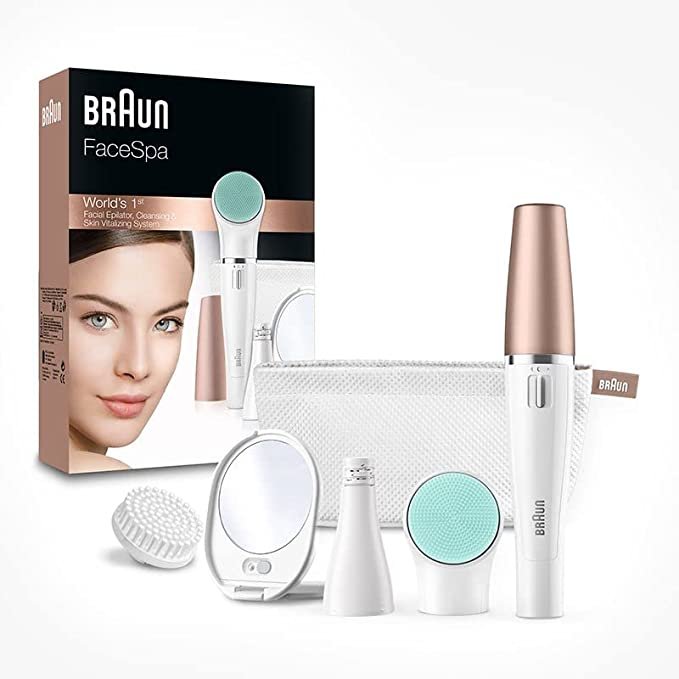 Braun facespa depiladora y limpiadora facial